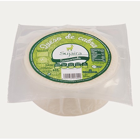 QUESO CABRA SEMICURADO 400G SUJAIRA