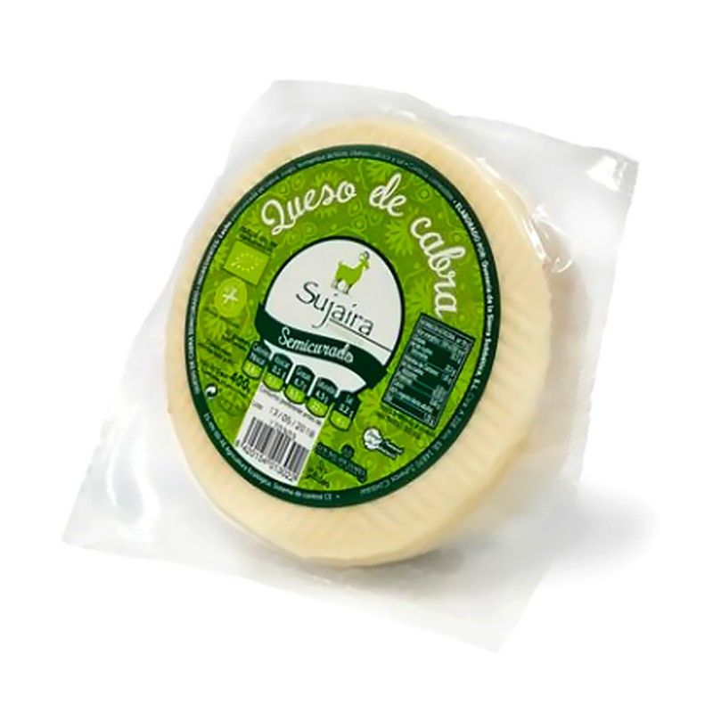 QUESO CABRA SEMICURADO 400G SUJAIRA