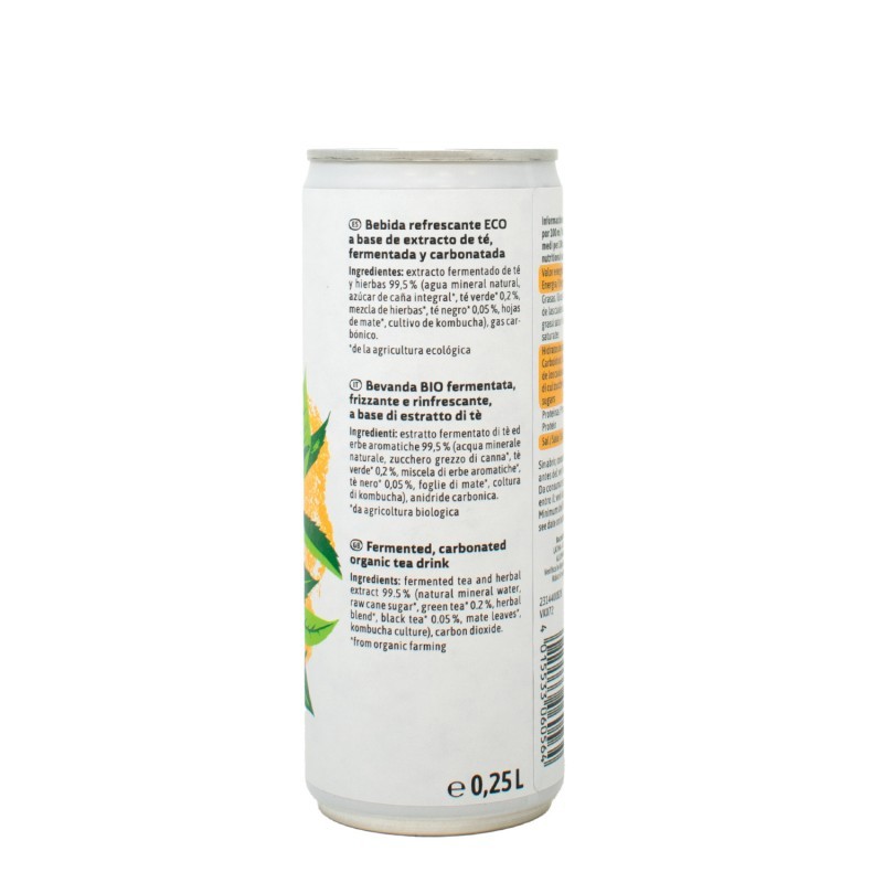 KOMBUCHA ORIGINAL EN LATA 250ML VOELKEL