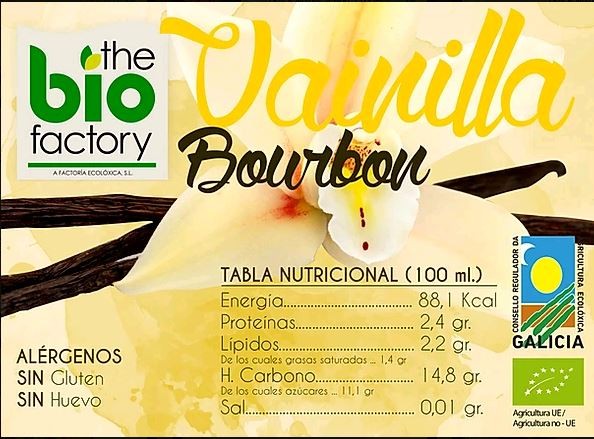 HELADO VAINILLA 500ML THE BIO FACTORY