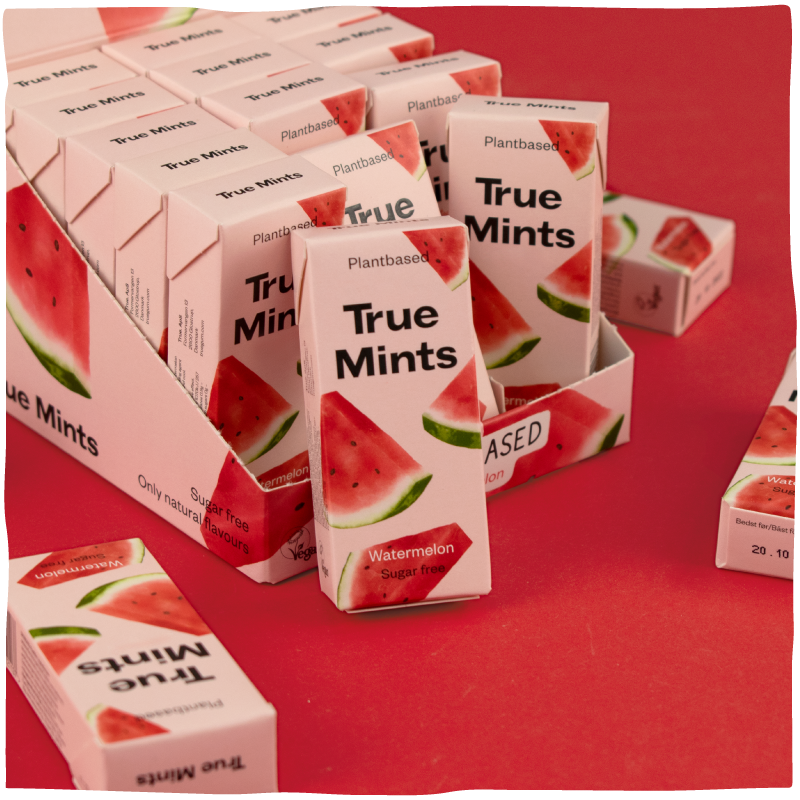 CARAMELOS SABOR SANDIA 13G TRUE GUM