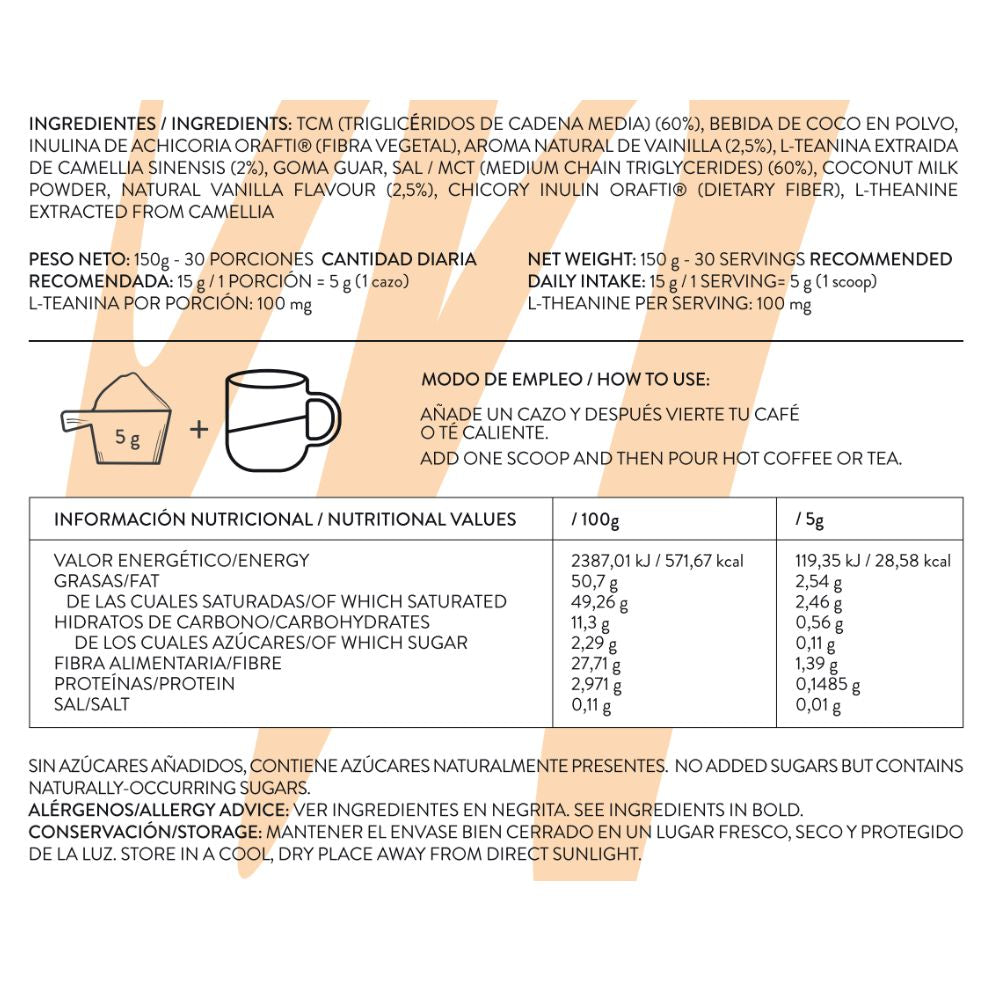 ENERGY CREAMER VAINILLA 150G BAIA