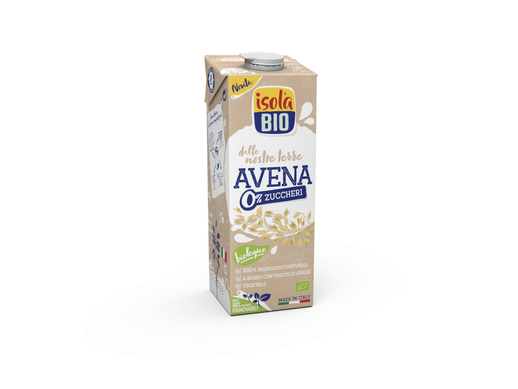 BEBIDA DE AVENA 0% AZUCAR 1L ISOLA BIO