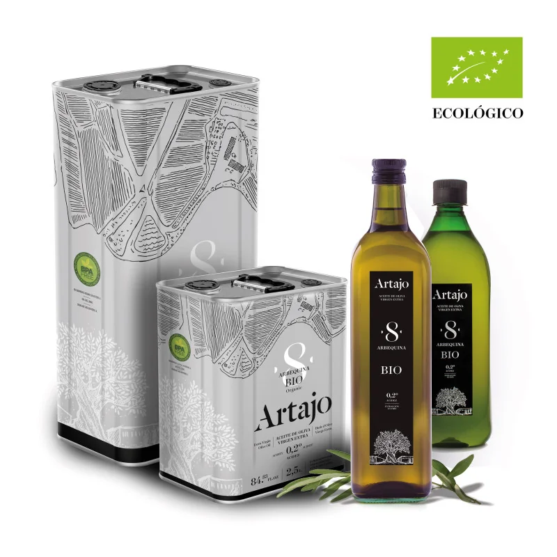 ACEITE OLIVA V.E. ARBEQUINA ARTAJO 8 LATA 250ML ARTAJO