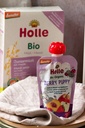 SMOOTHIE BERRY PUPPY MANZANA-MELOCOTÓN-FRUTAS 100ML - HOLLE