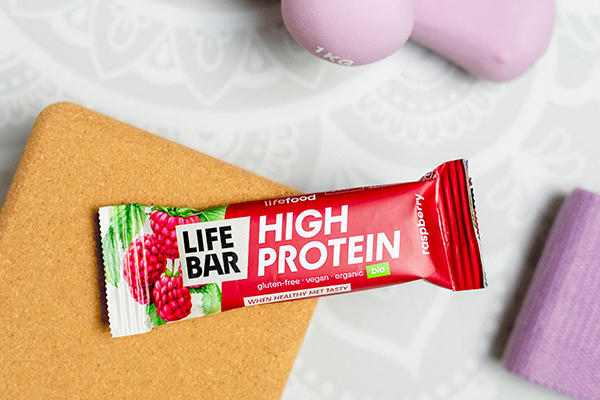 BARRITA DE PROTEÍNA SABOR FRAMBUESA 40G LIFEBAR