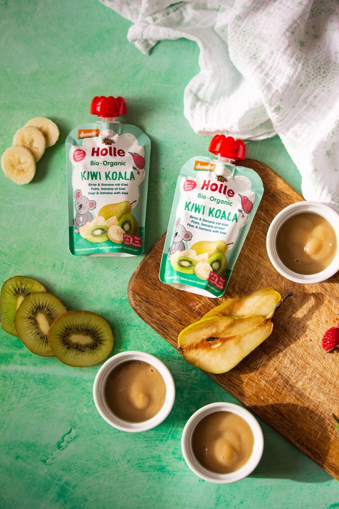SMOOTHIE PERA-PLÁTANO-KIWI DEMETER 100ML HOLLE