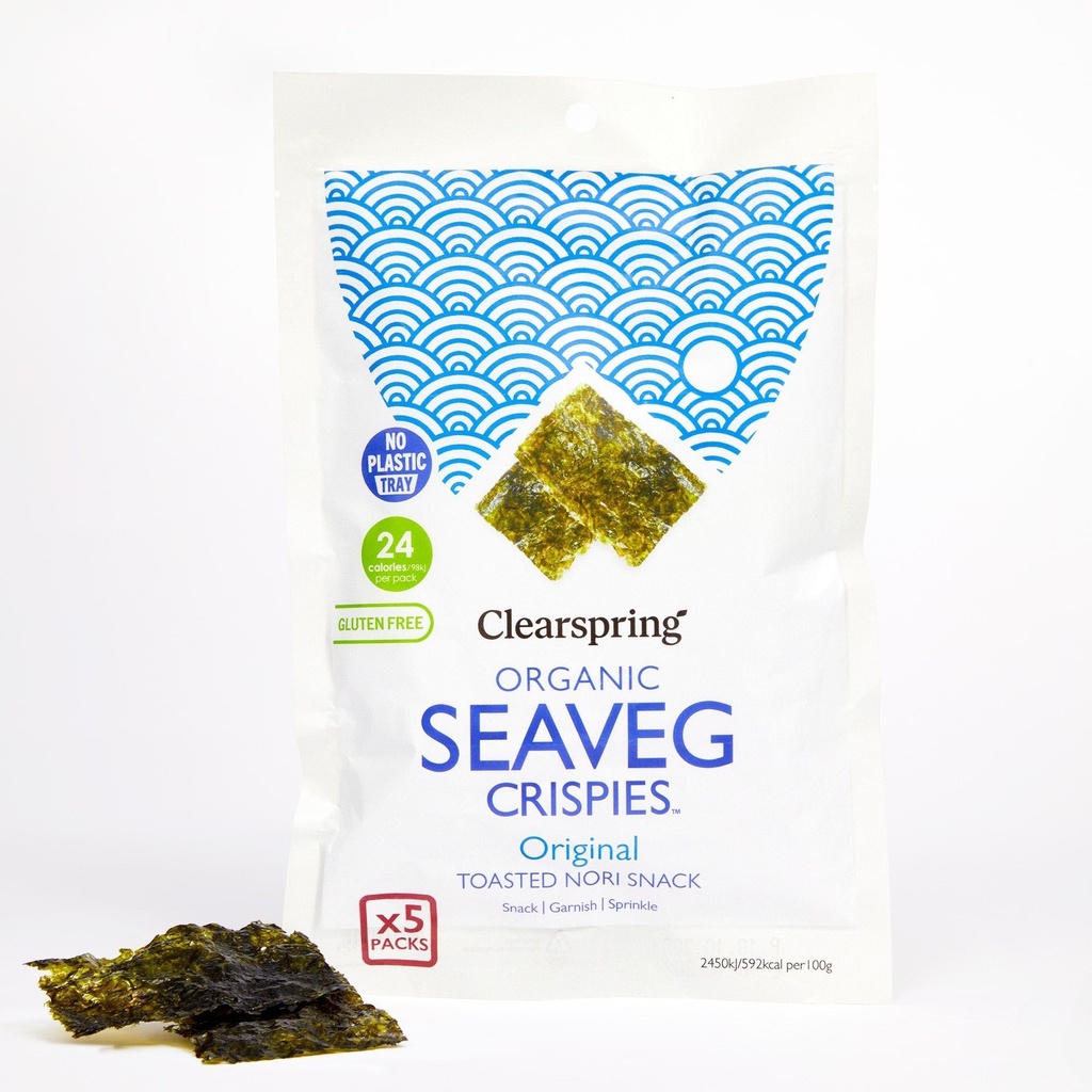 SNACK ALGA NORI TOSTADA MULTIPACK 3X4G CLEARSPRING