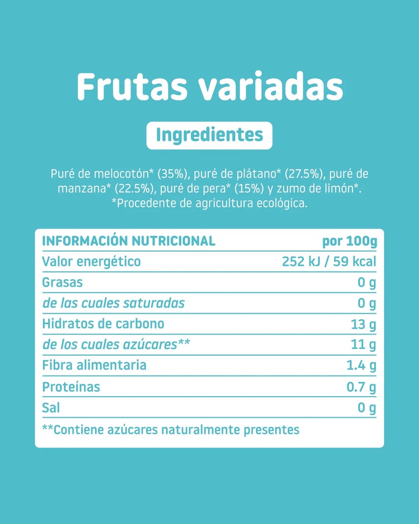 POUCH FRUTAS VARIADAS 100G SMILEAT
