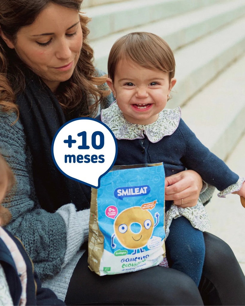 GALLETAS ESPELTA CON MANZANA 220G SMILEAT
