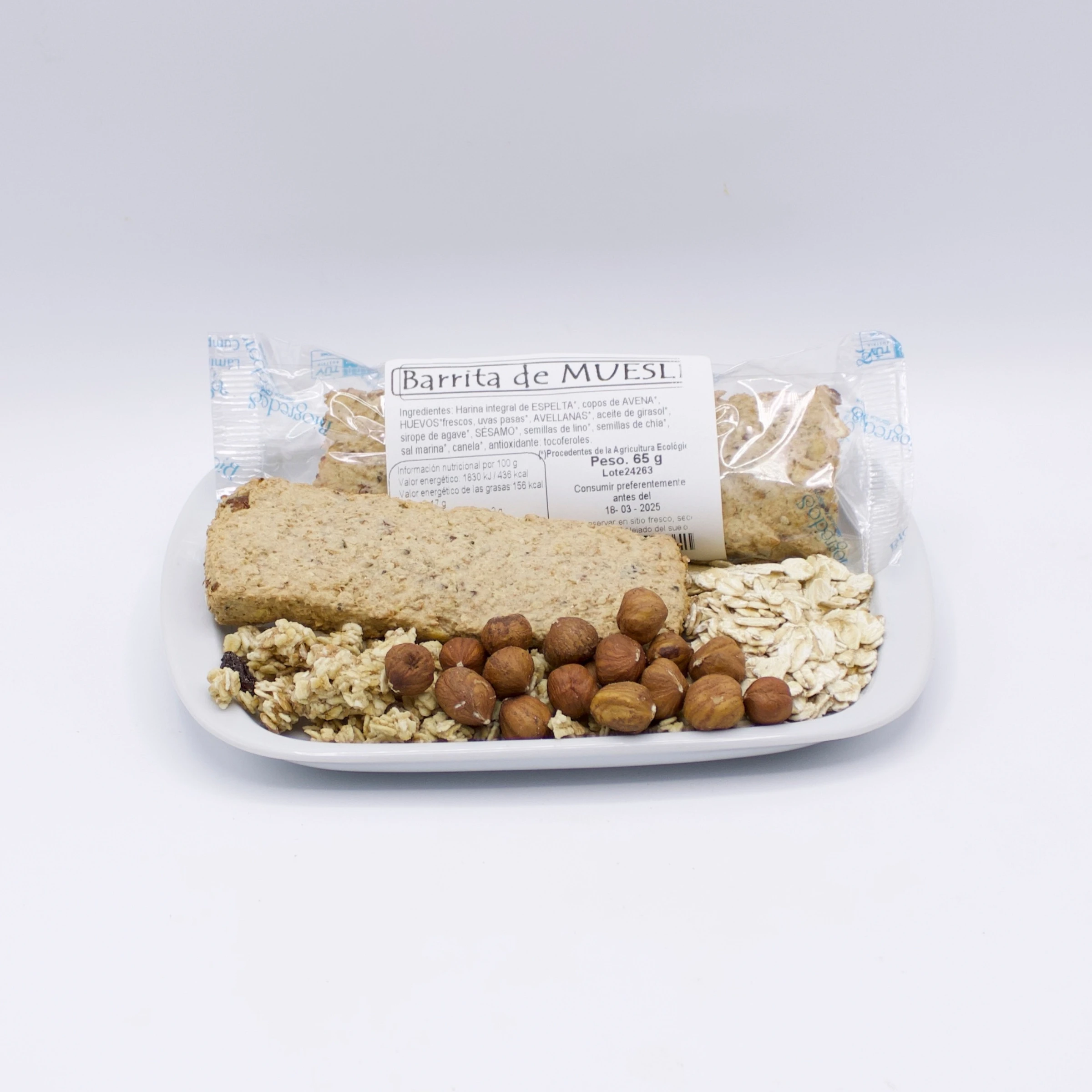 BARRITA DE MUESLI 65G BIOGREDOS