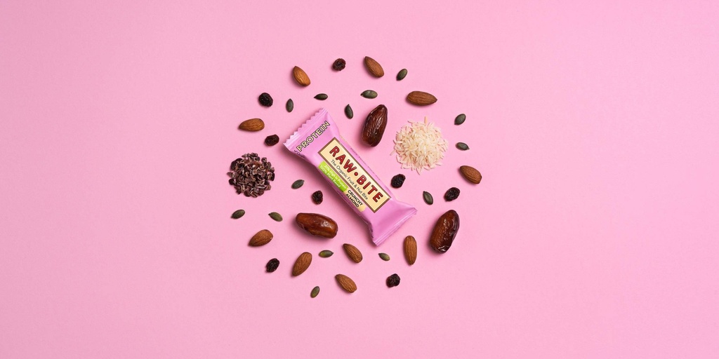 BARRITA PROTEÍNAS ALMENDRA CRUNCHY 45G RAW BITE