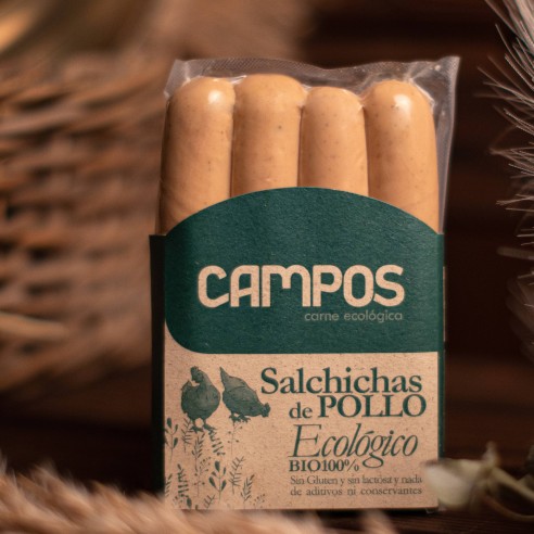 SALCHICHA FRANKFURT DE POLLO 250G CAMPOS