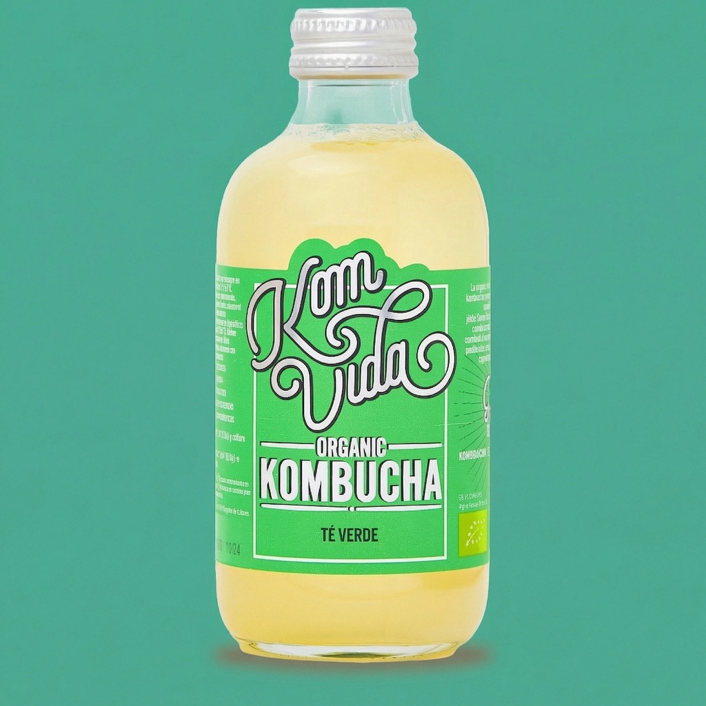 KOMBUCHA TÉ VERDE 250ML KOMVIDA