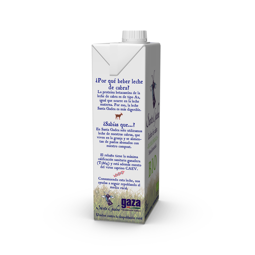 LECHE DE CABRA SEMI UHT 1L SANTA GADEA