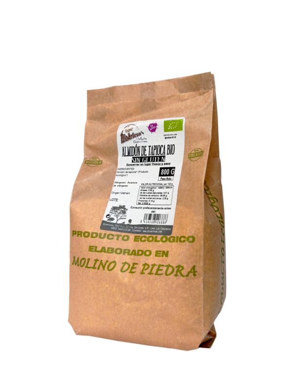 ALMIDÓN DE TAPIOCA BIO SIN GLUTEN 800G BIOARTESA
