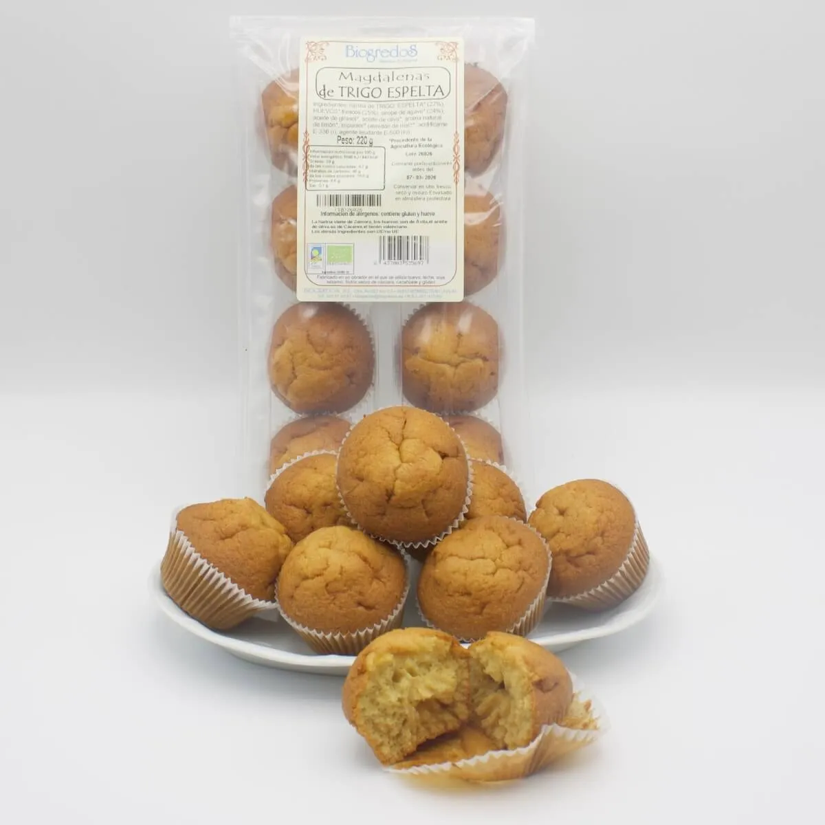 MAGDALENAS ESPELTA 220G BIOGREDOS