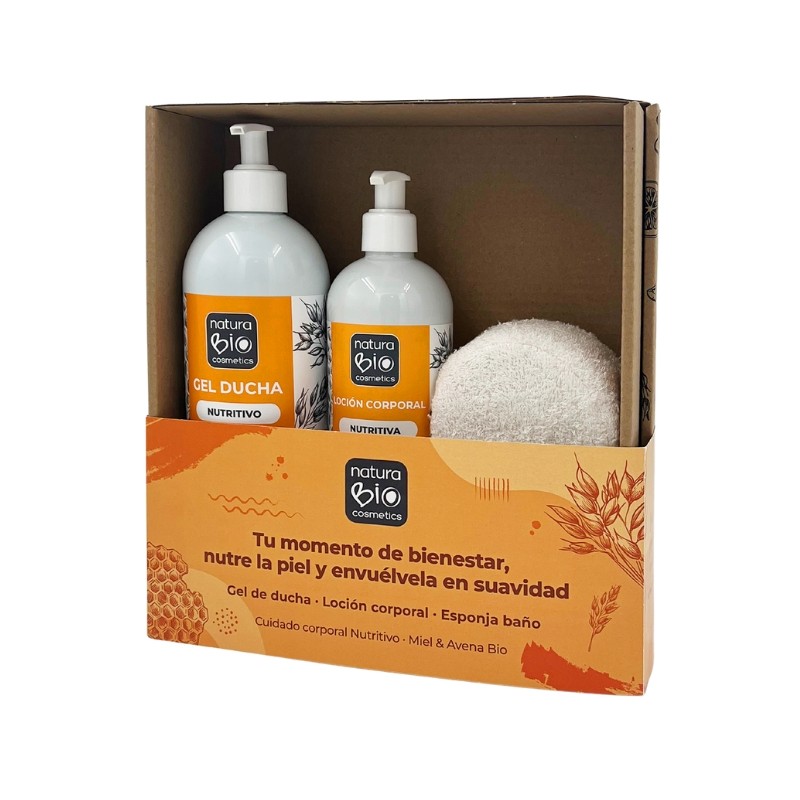 CAJA REGALO CUIDADO CORPORAL NUTRITIVO NATURABIO