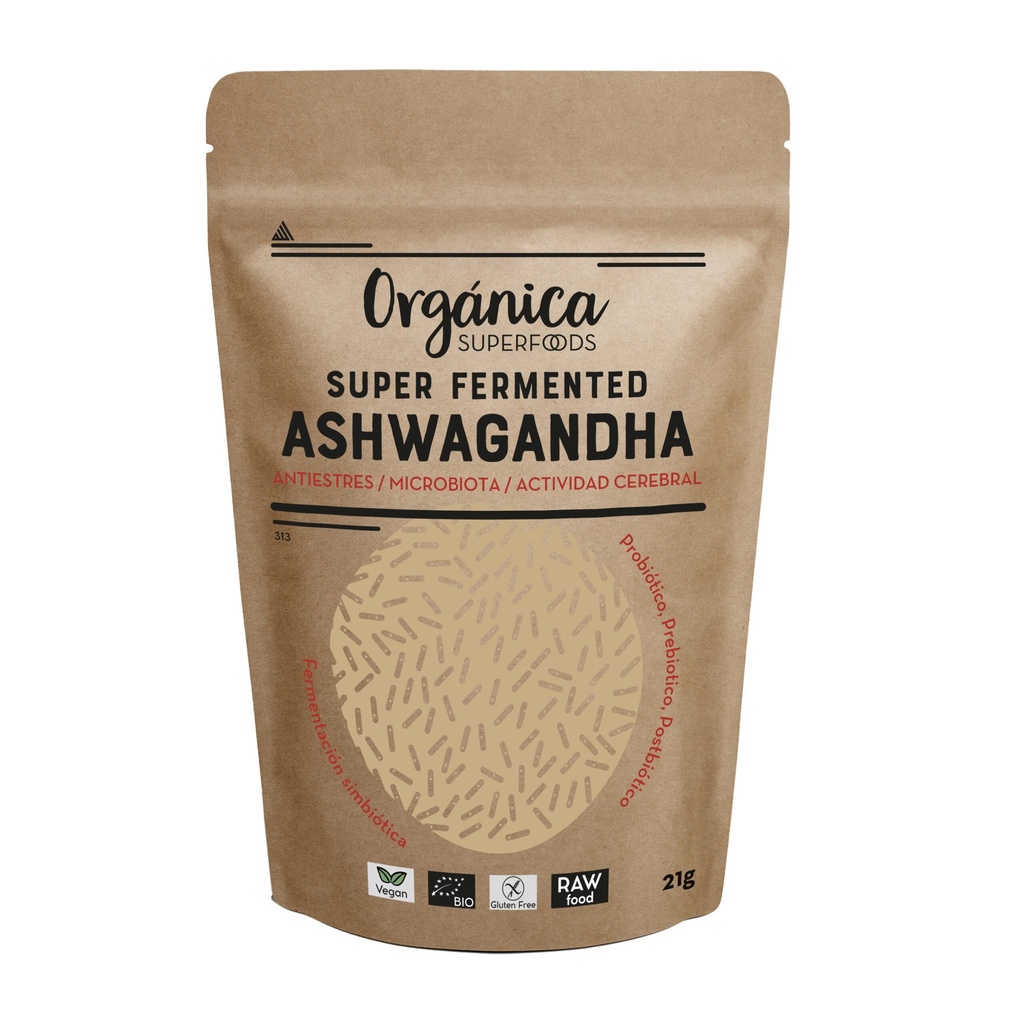 SUPER FERMENTED ASHWAGANDHA 21G BIO ORGANICA SUPERFOODS