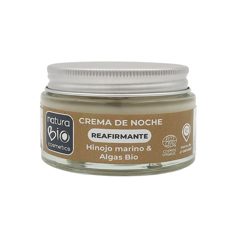 CREMA NOCHE REAFIRMANTE HINOJO MARINO Y ALGAS 50ML NATURABIO
