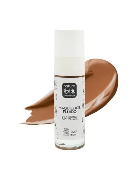 MAQUILLAJE FLUIDO 04 BRONCE NATURABIO