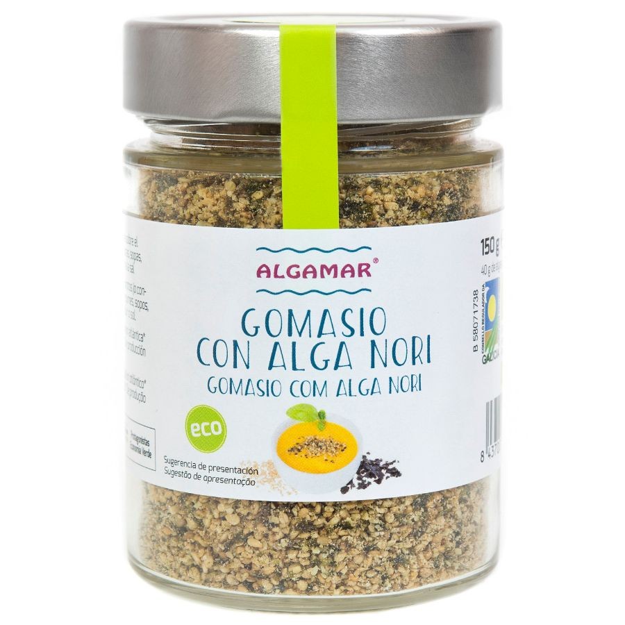 GOMASIO CON ALGAS NORI 150G ALGAMAR