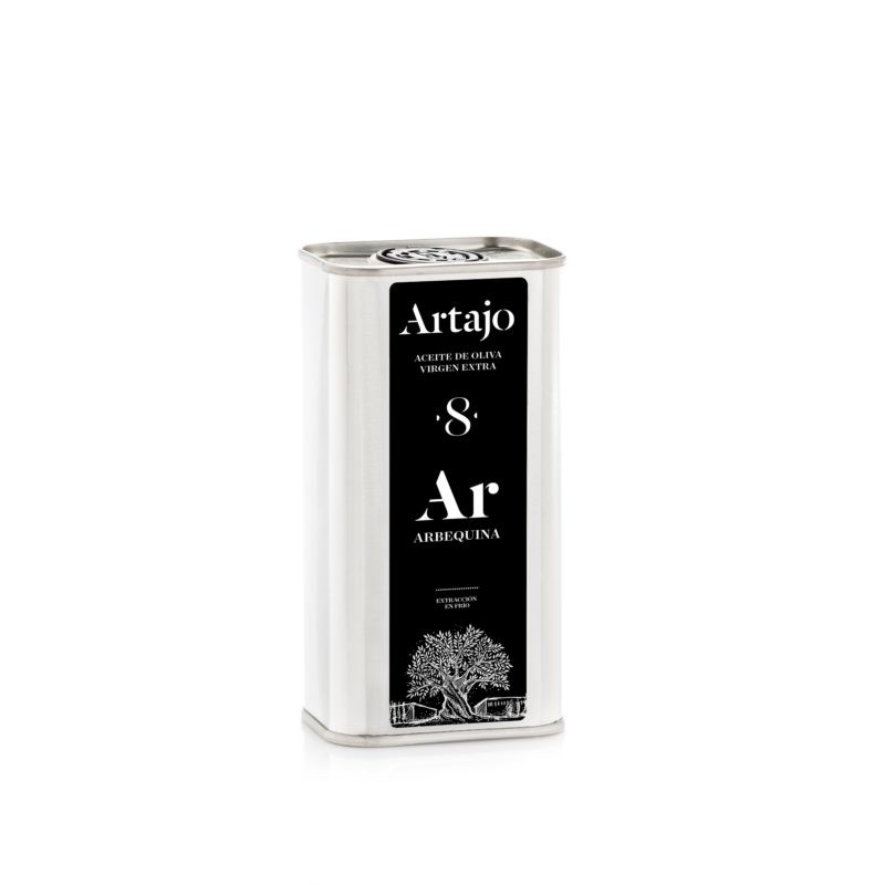 ACEITE OLIVA V.E. ARBEQUINA ARTAJO 8 LATA 250ML ARTAJO