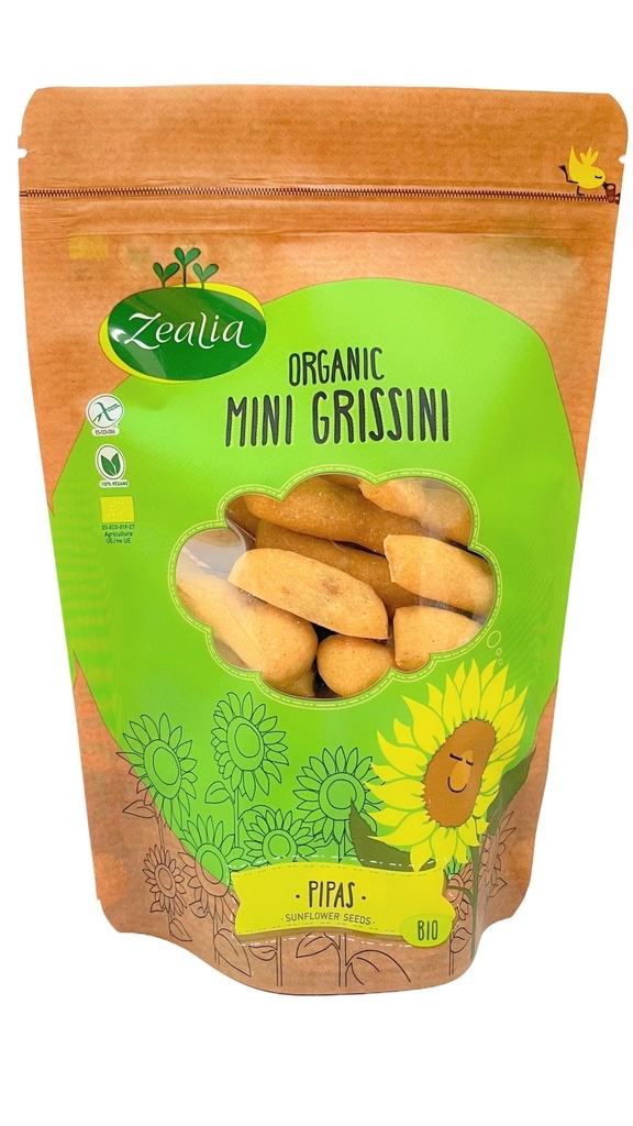 MINI GRISSINI DE PIPAS BIO SIN GLUTEN 75G ZEALIA