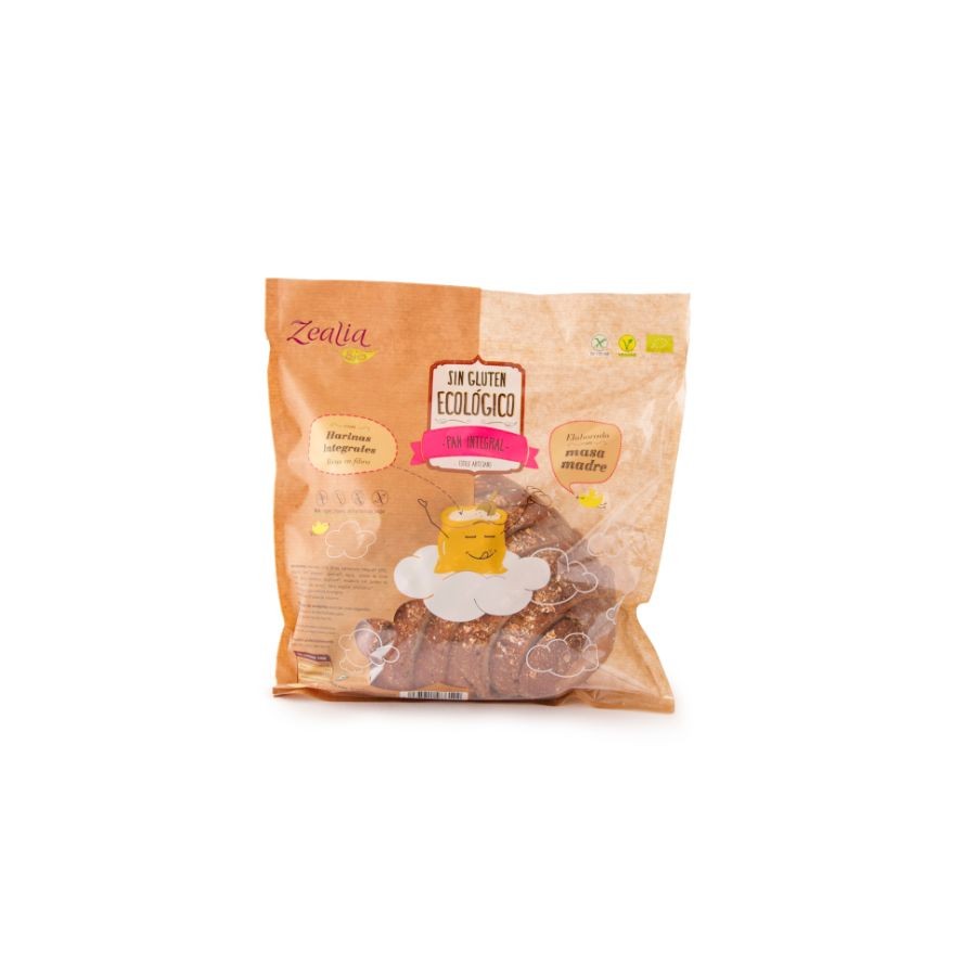 PAN TRIGO SARRACENO INTEGRAL BIO SIN GLUTEN 370G ZEALIA