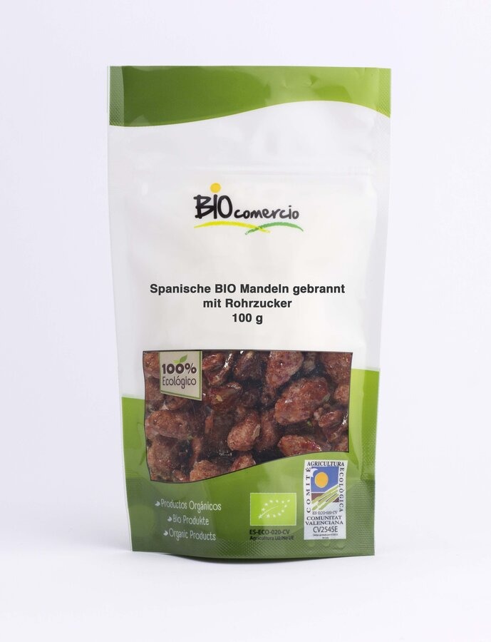 ALMENDRA GARRAPIÑADA 100G - BIOCOMERCIO