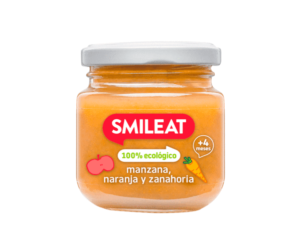 POTITO MANZANA NARANJA Y ZANAHORIA 130G SMILEAT