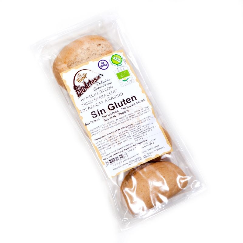 PANECILLOS TRIGO SARRACENO SIN GLUTEN 200G BIOARTESA