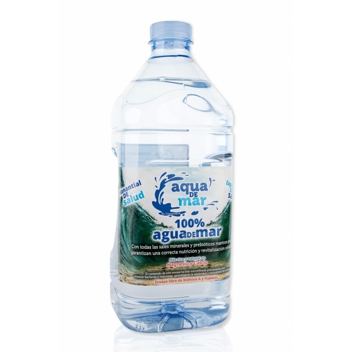 AGUA DE MAR 100% PURA 2L AQUA DE MAR