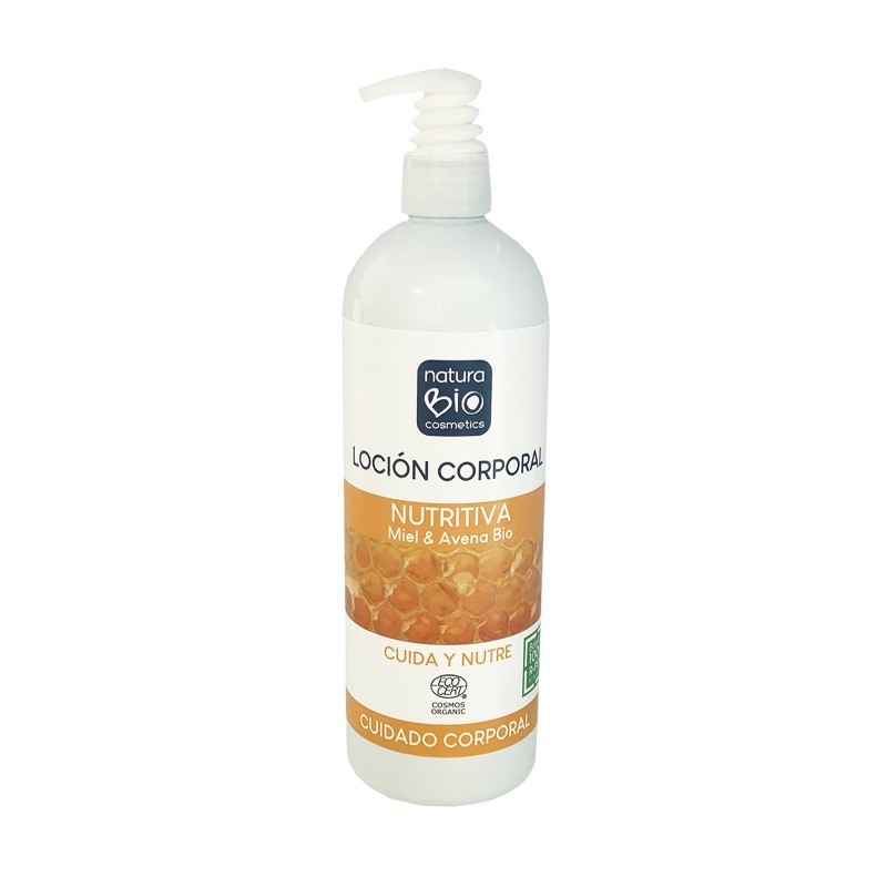 LOCIÓN CORPORAL NUTRITIVA MIEL & AVENA BIO 500ML NATURABIO