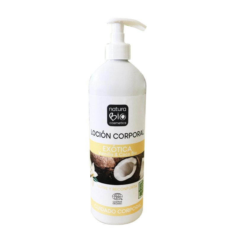LOCIÓN CORPORAL EXÓTICA VAINILLA & COCO 500ML NATURABIO