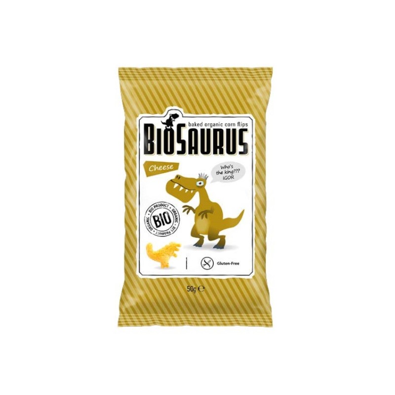 SNACK CON QUESO BIO 50G BIOSAURUS