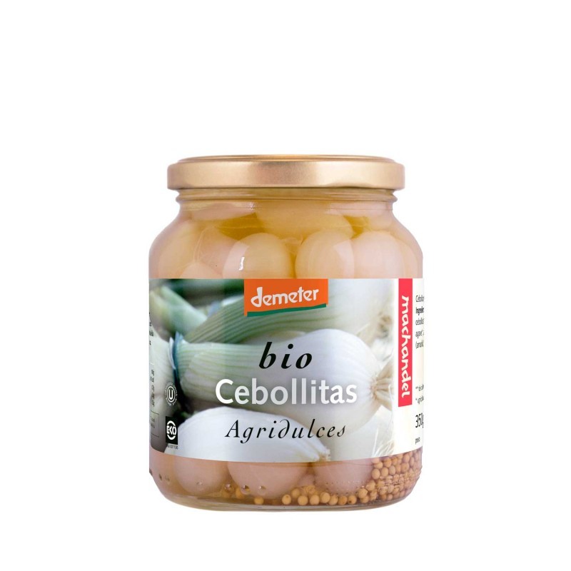 CEBOLLITAS AGRIDULCES BIO DEMETER 350G MACHANDEL