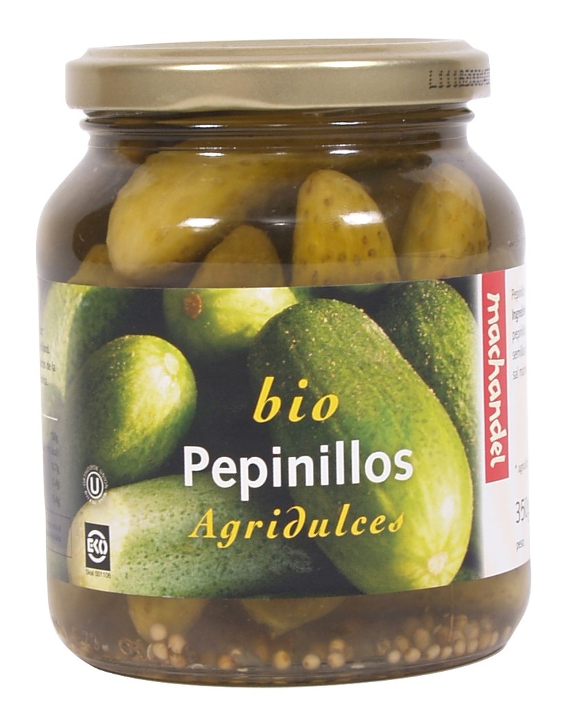 PEPINILLOS AGRIDULCES 350G MACHANDEL