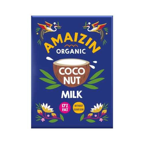 LECHE DE COCO 17% MATERIA GRASA TETRAPACK 500 ML AMAIZIN