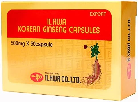 GINSENG COREANO 50 CÁPSULAS IL HWA TONGIL