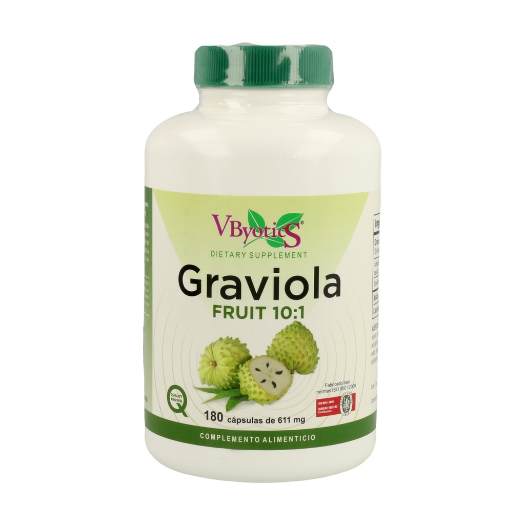 GRAVIOLA FRUTO 180CAP VBYOTIC