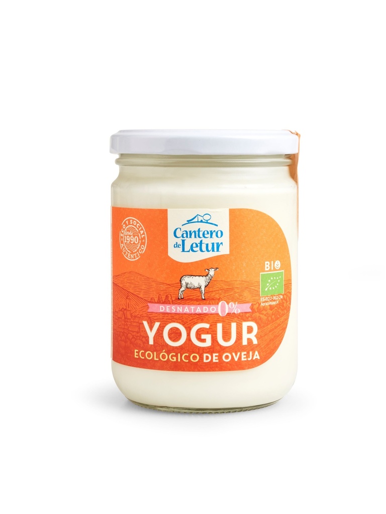 YOGUR DE OVEJA DESNATADO 420G EL CANTERO DE LETUR