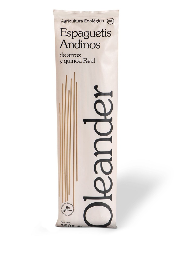 ESPAGUETIS ANDINOS ARROZ Y QUINOA 250G OLEANDER