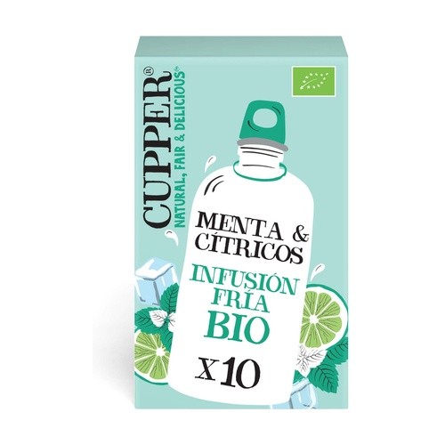 INFUSIÓN FRÍA MENTA Y CITRICOS 10UD CUPPER