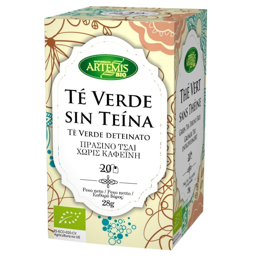 TÉ VERDE DESTEINADO 20UDS 28G ARTEMIS