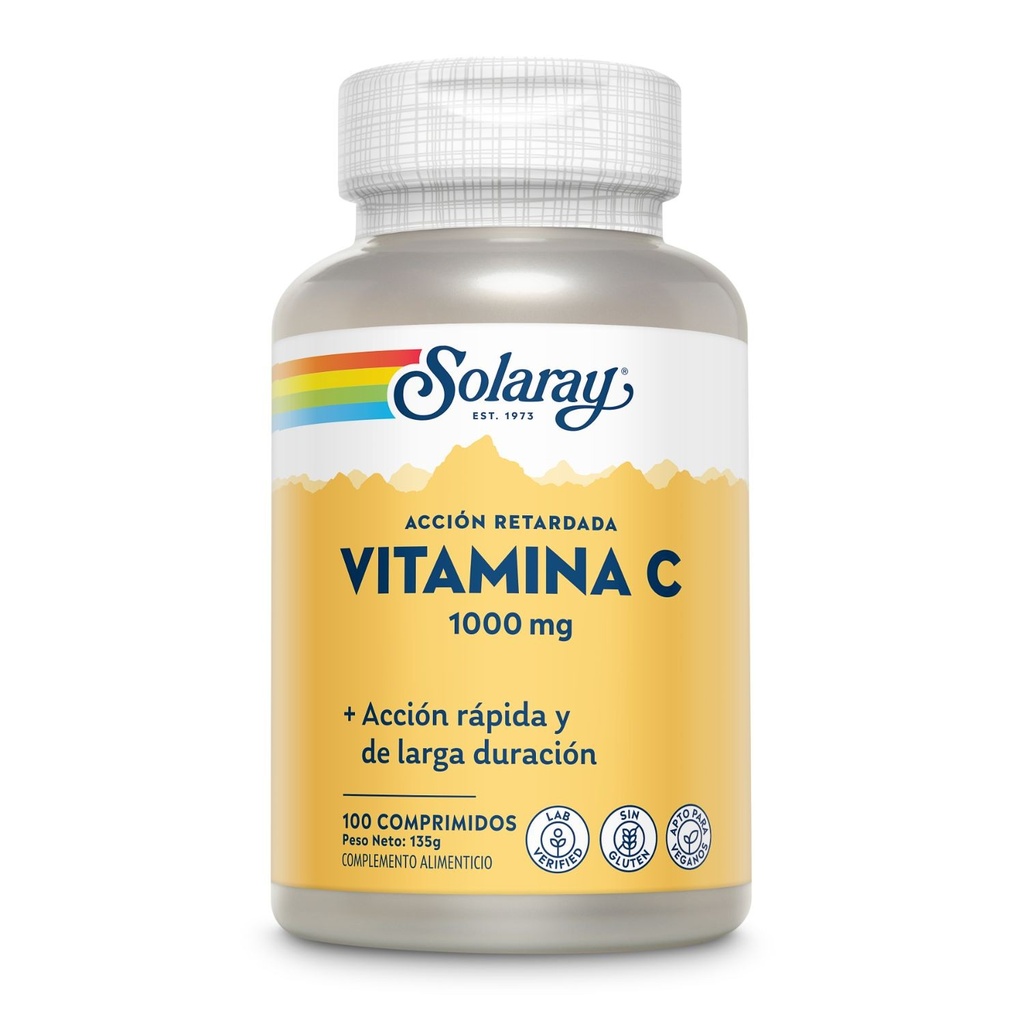 VITAMINA C 1000MG 100COMPR. SOLARAY