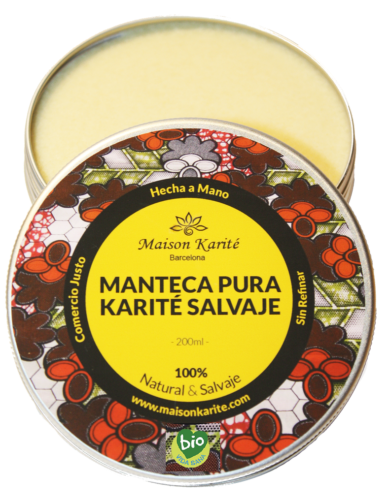MANTECA DE KARITÉ PURA SALVAJE 200G MAISON KARITÉ