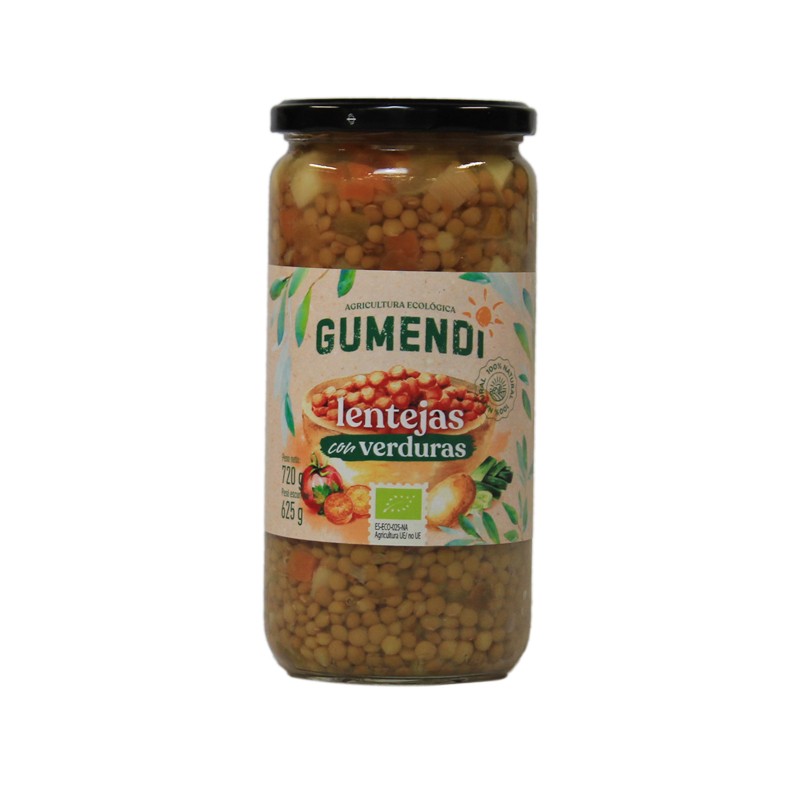 LENTEJAS CON VERDURAS 625G GUMENDI