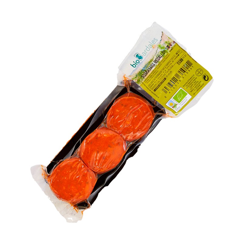 SOBRASADA 3 MEDALLONES 100G BIOBARDALES