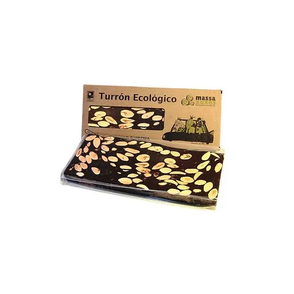 TURRON CHOCOLATE NEGRO 200G MASSAXUXES